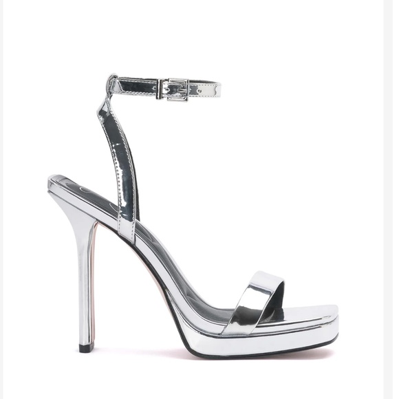Jessica Simpson Adonia High Heel in Silver - Picture 1 of 4